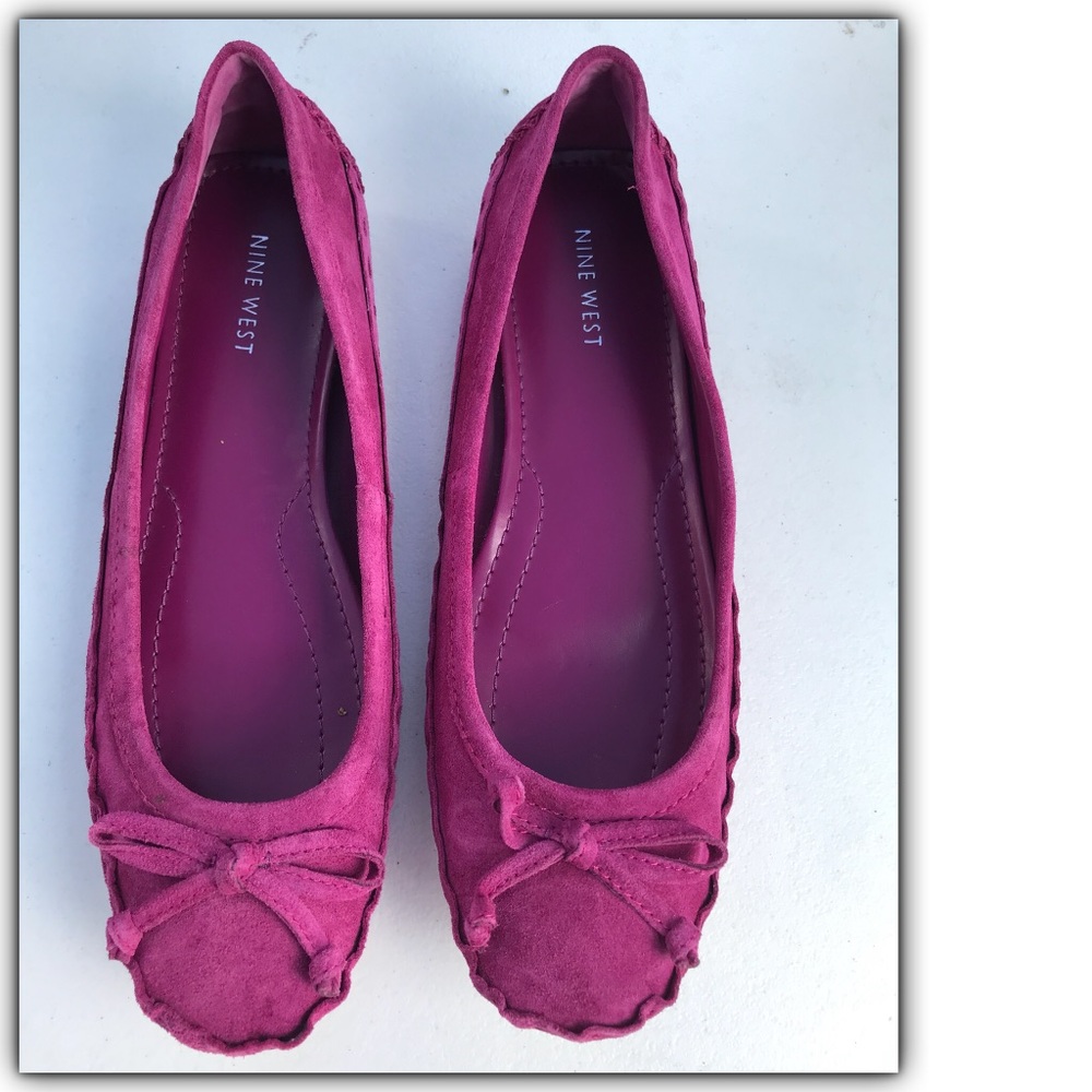 🔥SOLD🔥 Nine West Pink Flats. Size 9